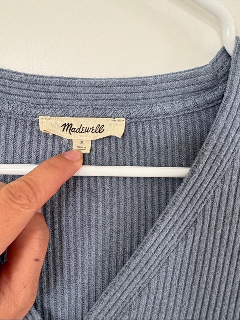 Madewell Soft Ribbed Henley - Picture 2 of 4